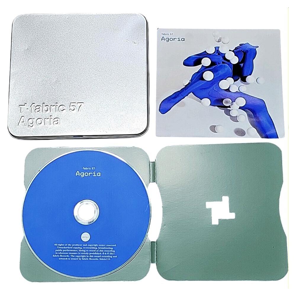 Agoria Fabric 57 CD Electronic Techno Mix Metal Tin Case Album Fabric113 EUC